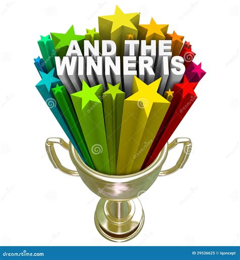 THE WINNER IS .